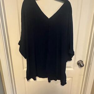 Lane Bryant Navy Dolman Sleeve Tunic